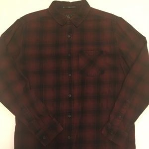 21 Men Slim-Fit Flannel Shirt
